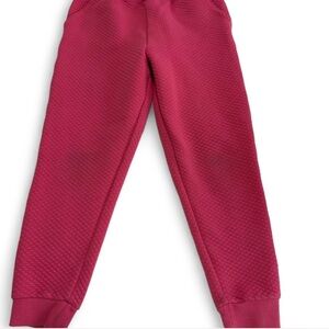 Janie and Jack Textured Magenta Joggers for 7 y.o